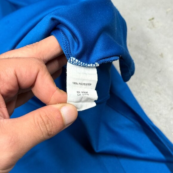 OGIO Golf Short Sleeve Polo Shirt Stretch Blue Medium - Picture 7 of 7